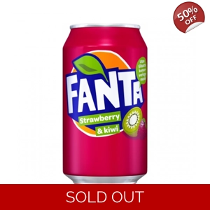 Fanta Strawberry & Kiwi - Fizzy Drinks